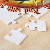 永遠に嘘をつくことのできるものは死んではいない ジグソーパズル (側面)