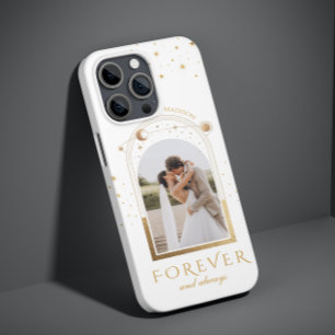 永遠に変わらぬ愛の誓い 結婚式 マゼンタ色の天体写真 Case-Mate iPhone 14ケース
