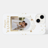 永遠に変わらぬ愛の誓い 結婚式 マゼンタ色の天体写真 Case-Mate iPhoneケース (裏面 (横))