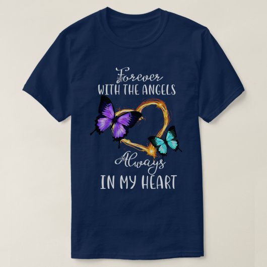 永遠に天使たちと共に Tシャツ (デザイン正面)
