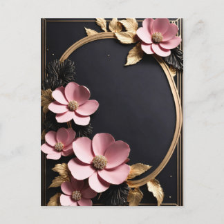 永遠に始まる：絶妙な結婚式招待状 ポストカード