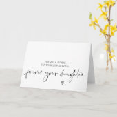 『永遠に娘のカ結婚ードで嫁ぐ親』 カード (黄色い花)