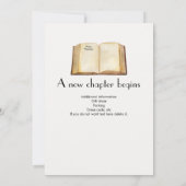 永遠に学校は休み ヴィンテージ教師の退職  招待状 (裏面)