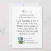 永遠に家に着陸 招待状 (裏面)