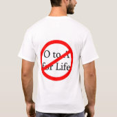 永遠に対する規則 Tシャツ (裏面)