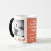 永遠に平和に残る我々のハートは政権に残る モーフィングマグカップ (正面左)