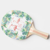 永遠に幸せになれ！おとぎ話2ピンクフラミンゴ 卓球ラケット (横)