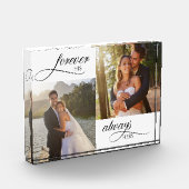 永遠に彼の彼女のエレガントな結婚式 フォトブロック (左)