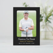 永遠に心に留める写真付き葬儀感謝カード 招待状 (スタンド正面)