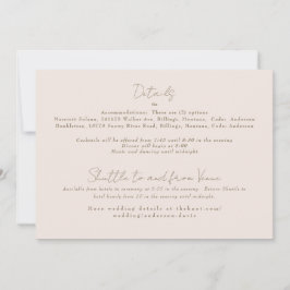 永遠に忠実な花嫁結婚の詳細 招待状