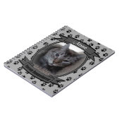 永遠に思い出されたペットの損失 – 犬または猫 – グレー ノートブック (左側)