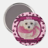 永遠に思い出される犬や猫の記念碑 マグネット (正面/裏面)