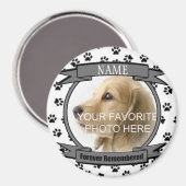 永遠に思い出される犬や猫の記念碑 マグネット (正面/裏面)