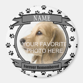 永遠に思い出される犬や猫の記念碑 マグネット