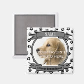 永遠に思い出される犬や猫の記念碑 マグネット (正面/裏面)