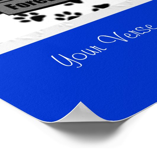 永遠に思い出される猫のモニュメント – オスのペットの死 ポスター (角)