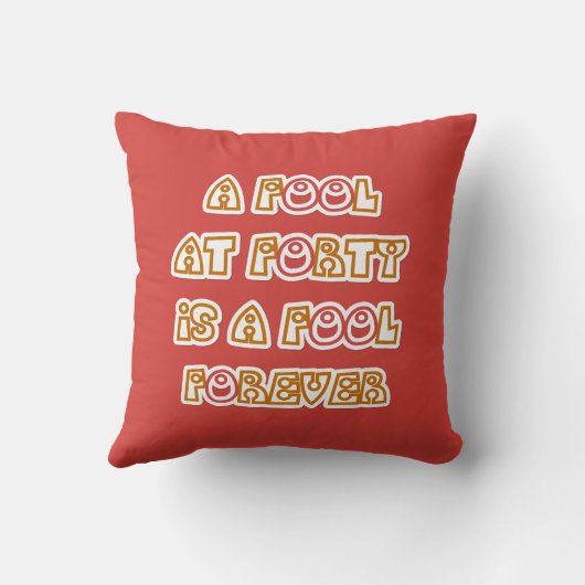 永遠に愚か者 クッション (裏面)