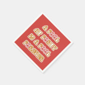 永遠に愚か者 スタンダードカクテルナプキン (角)