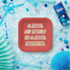 永遠に愚か者 ペーパープレート