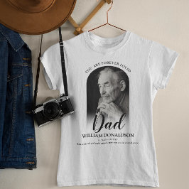 永遠に愛されたお父さん | 写真メモリアルTシャツ Tシャツ