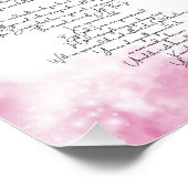 永遠に愛されたピンク フォトプリント            (角)