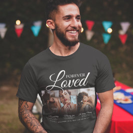 永遠に愛されたメモリアル3フォトメモリアルTシャツ Tシャツ