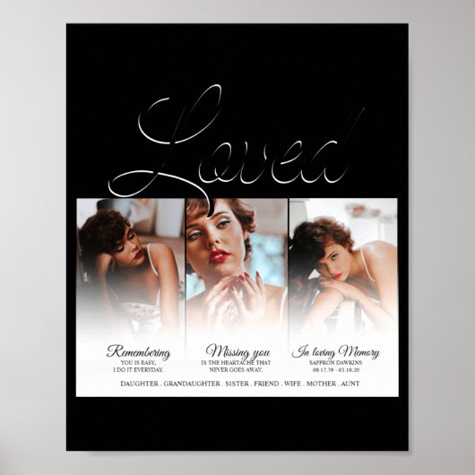 永遠に愛されたメモリアル 3 フォトメモリアル ポスター (正面)