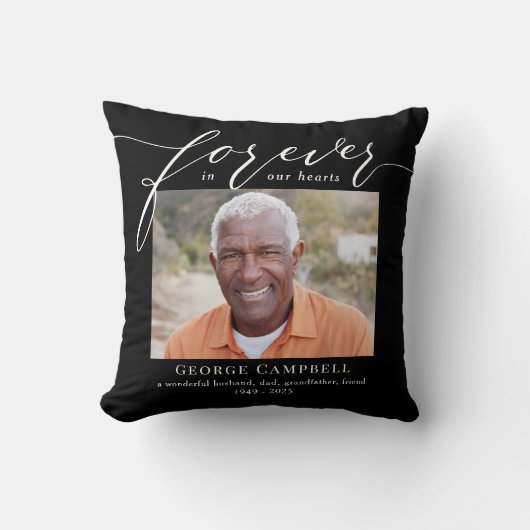 永遠に愛された編集可能カラーカスタム装飾用クッション クッション (正面)