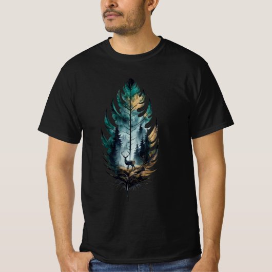 📌 永遠に愛されるシンプルな高品質Tシャツ Tシャツ (正面)
