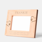 永遠に愛されるペットの記念碑 レーザー彫刻フレーム (左)