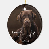 永遠に愛されるペットロス記念品 セラミックオーナメント (左)