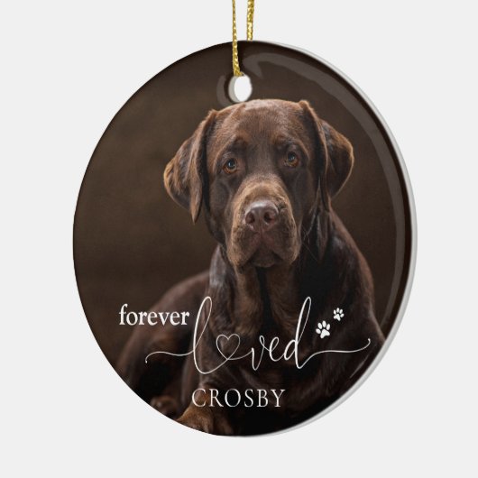 永遠に愛されるペットロス記念品 セラミックオーナメント (左)