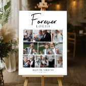 永遠に愛されるモダンなメモリアル写真コラージュ ポスター