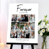 永遠に愛されるモダンなメモリアル写真コラージュ ポスター