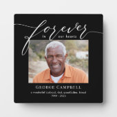 永遠に愛される 編集可能な カラー カスタム デスク プラーク (正面)