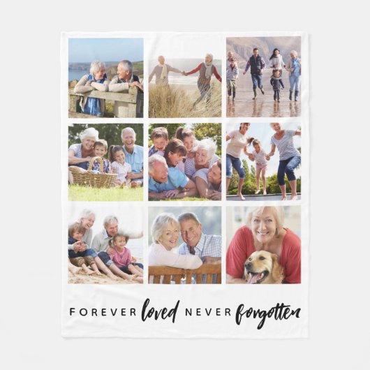 永遠に愛され忘れたNever 9記念写真 フリースブランケット (正面)