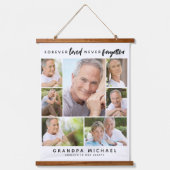 永遠に愛さ忘れれない7写真記念 吊り下げ型タペストリー (正面)