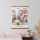 永遠に愛さ忘れれない7写真記念 吊り下げ型タペストリー (寝室)