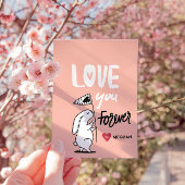 永遠に愛してる かわいいウサギ バレンタインカード シーズンカード