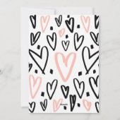 永遠に愛してる かわいいウサギ バレンタインカード シーズンカード (裏面)