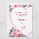 永遠に愛してる - バレンタインカード オーダーメイド シーズンカード (正面)