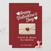 永遠に愛してる バレンタインカード シーズンカード (正面/裏面)