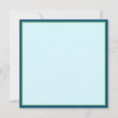 永遠に愛してる バレンタイン かわいい 青 インスピリビティ ノートカード (裏面)