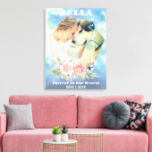 永遠に愛し続ける私たちのハート キャンバスプリント (インサイチュ (リビング))