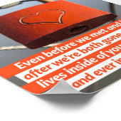 永遠に愛し続ける ポスター (角)