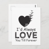 永遠に愛し続ける ポストカード (正面/裏面)