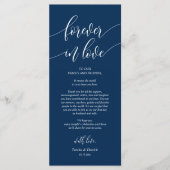 永遠に愛し、場所の設定サンキューカード プログラム (正面)