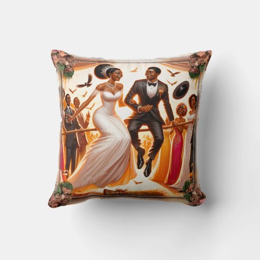 永遠に愛するために一緒にジャンプ装飾用クッション クッション (裏面)