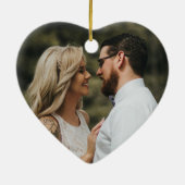永遠に愛するカップル セラミックオーナメント (裏面)
