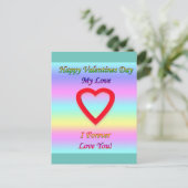 永遠に愛するバレンタインデー シーズンポストカード (スタンド正面)